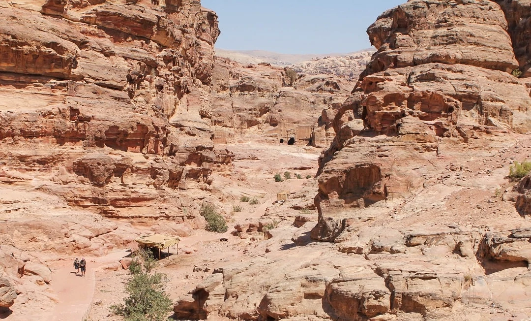 Deep within Petra is a hidden Monastery