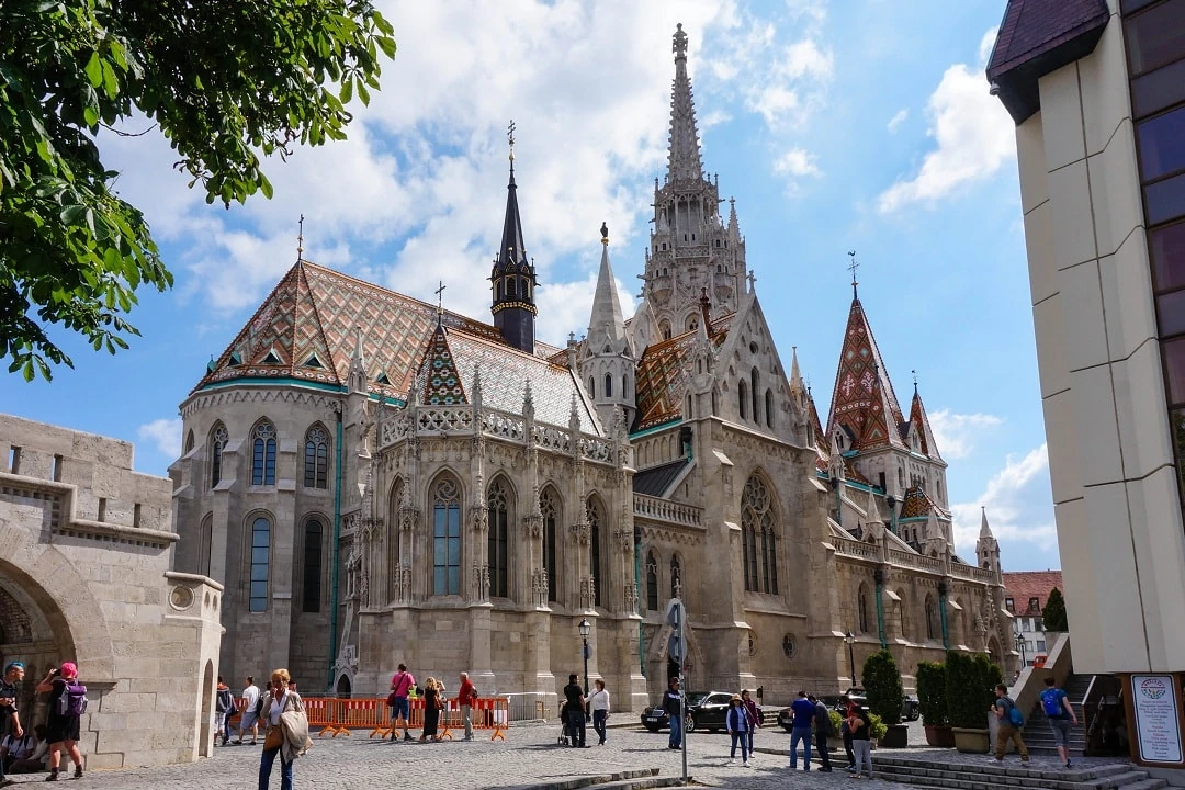 Matthias church is also located in castle hill and was originally built in 1015