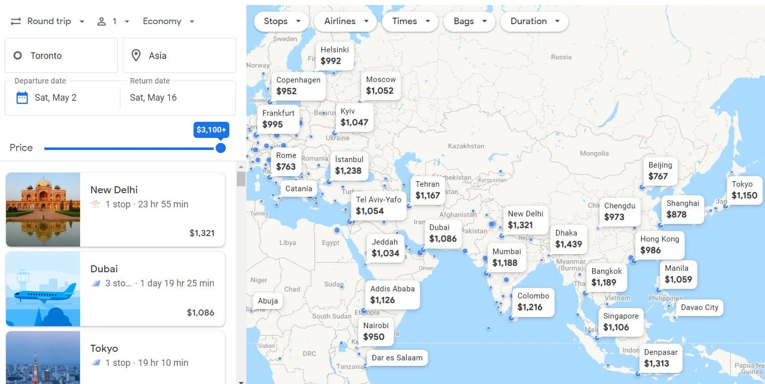 How to find cheap flights price