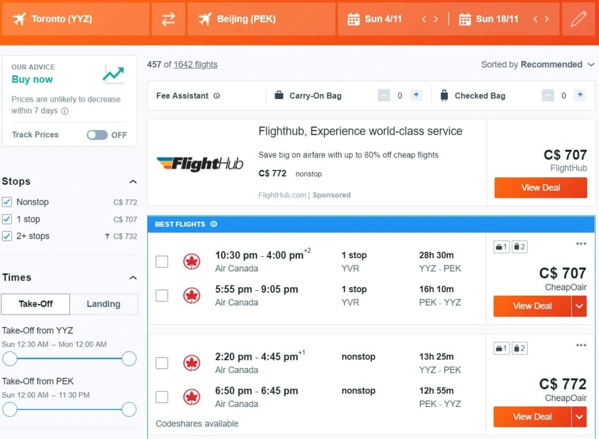 How to find cheap flights KAYAK 4