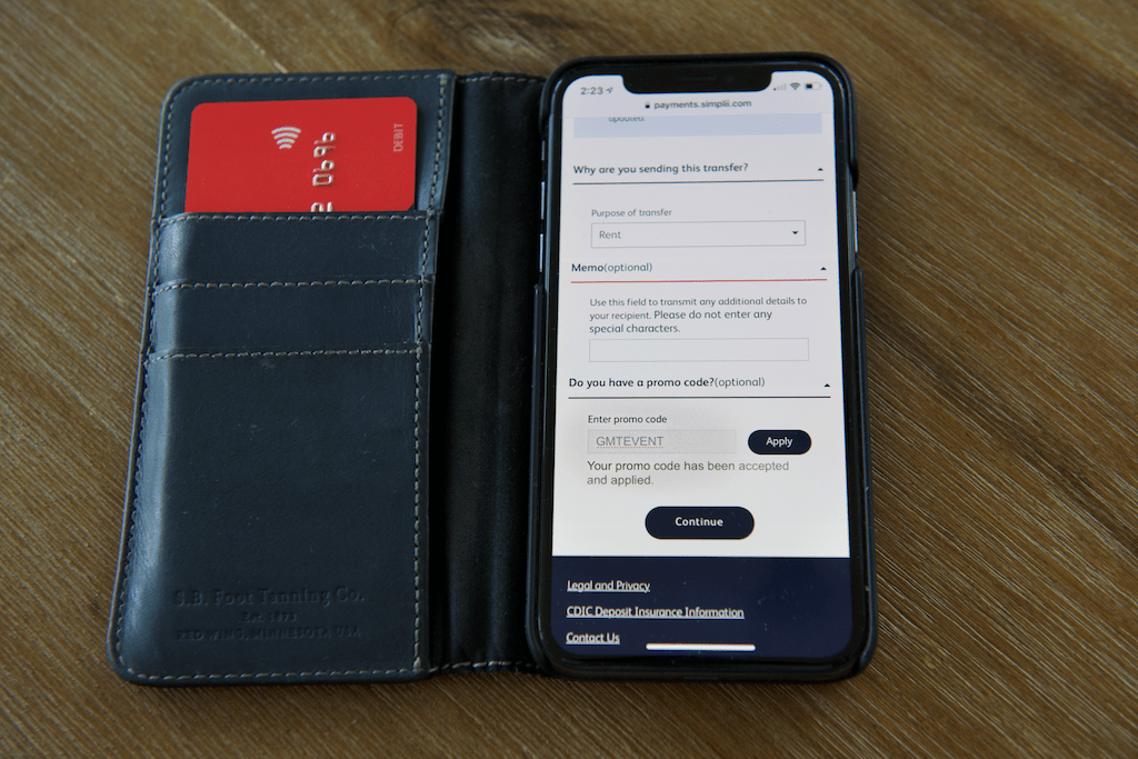 Simplii Financial Global Money Transfer review wallet