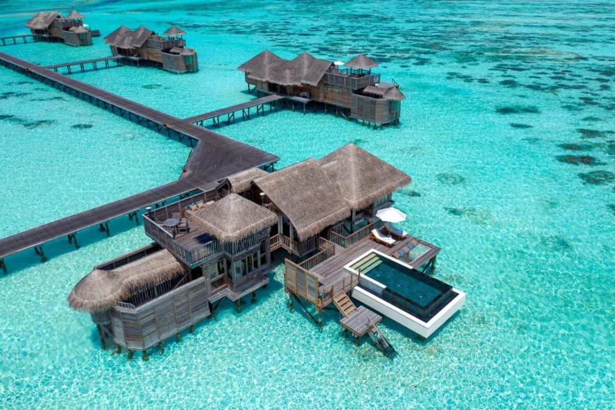 overwater villas in the Maldives - Gili Lakanfushi